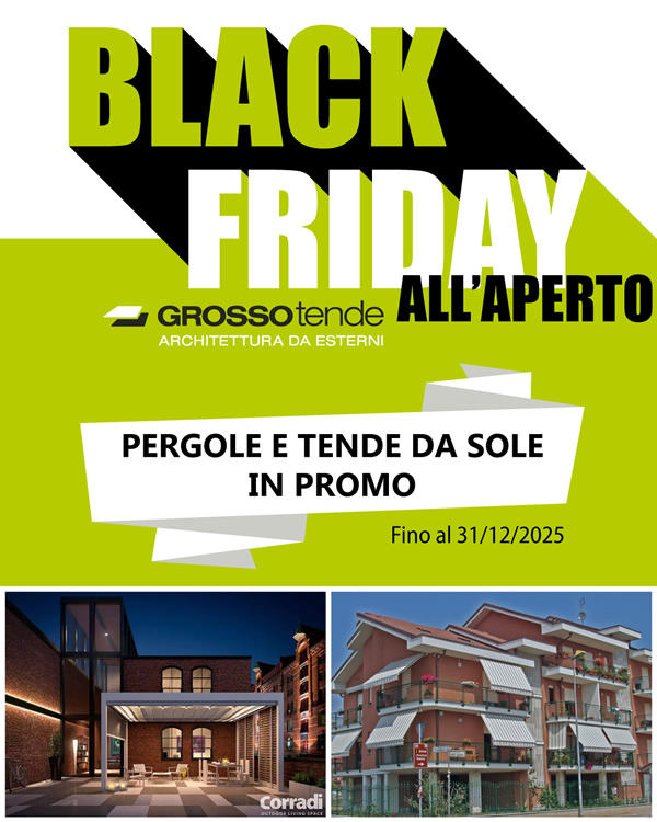 Black Friday con Grosso Tende