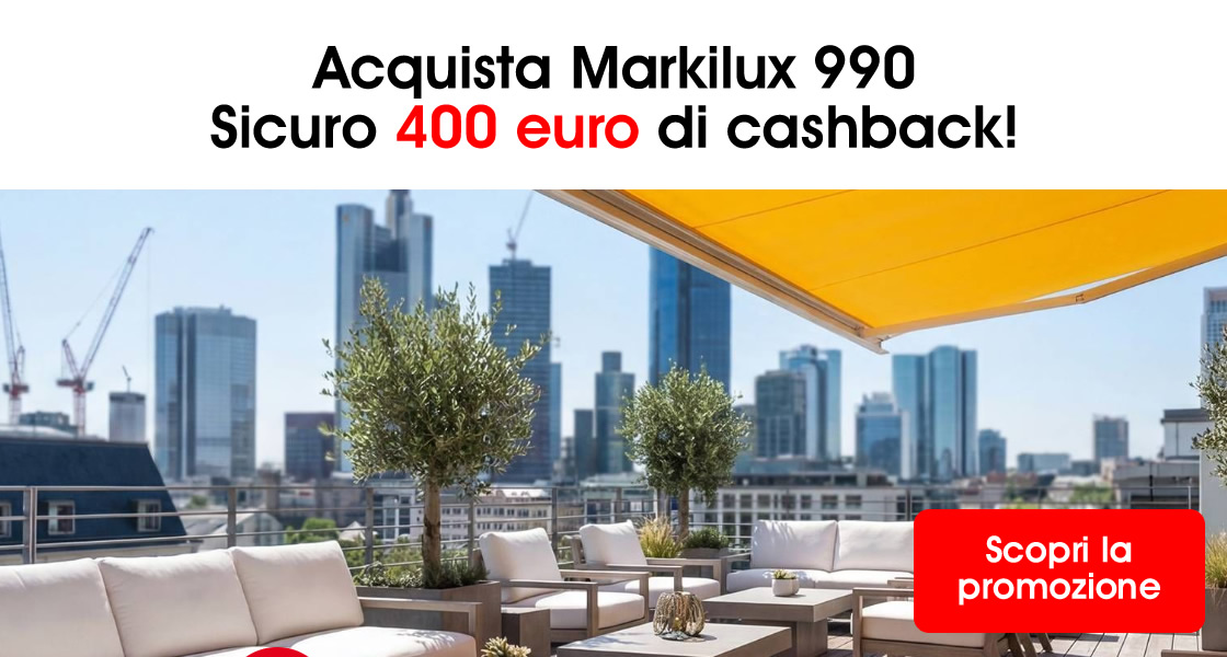 Promozione Cashback Markilux