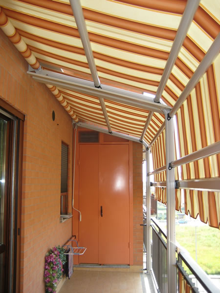 Tenda per attico