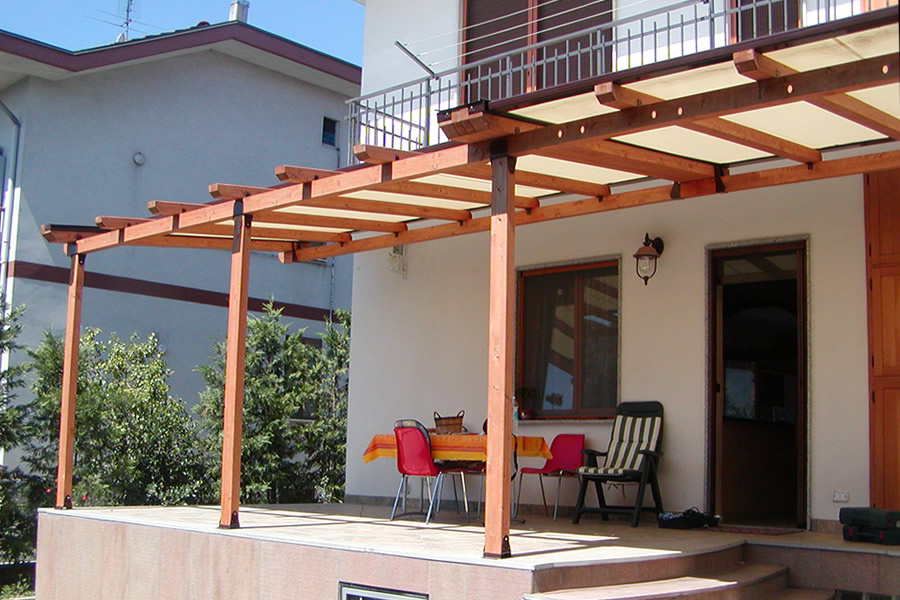 Tenda da sole per pergolati