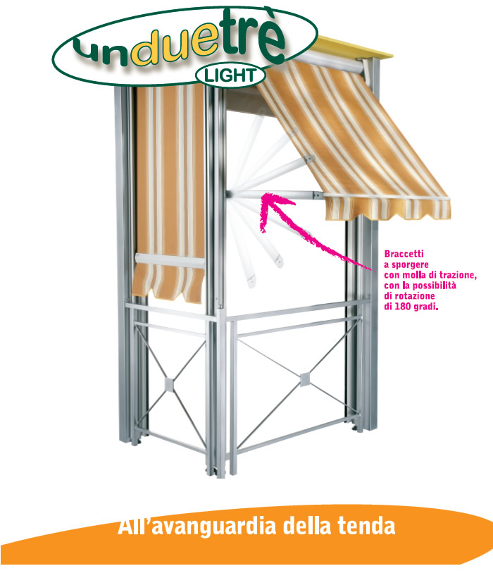 Depliant tenda veranda Grosso Tende